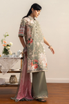 Printed Lawn 3 Piece Suit for Women – Floral Lawn Shirt, Dupatta & Trouser